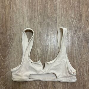 Frankies peekaboo cutout bikini top size medium